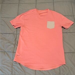 Men's BYLT Pink T-Shirt with Pocket